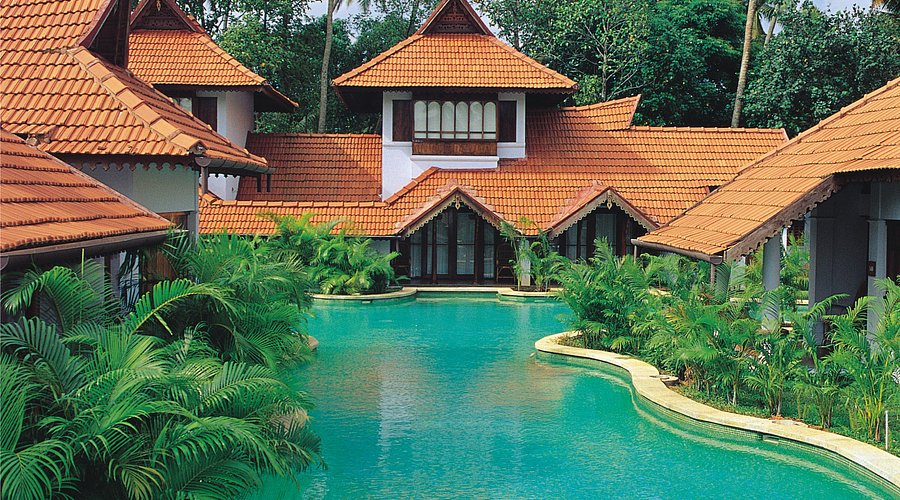A charming heritage-style luxury hotel located in the historic Fort Kochi area. The hotel offers beautifully designed rooms inspired by Kerala’s culture, a rooftop swimming pool, traditional dining experiences and warm hospitality, making it an ideal stay for travelers exploring the cultural beauty of Kochi.
