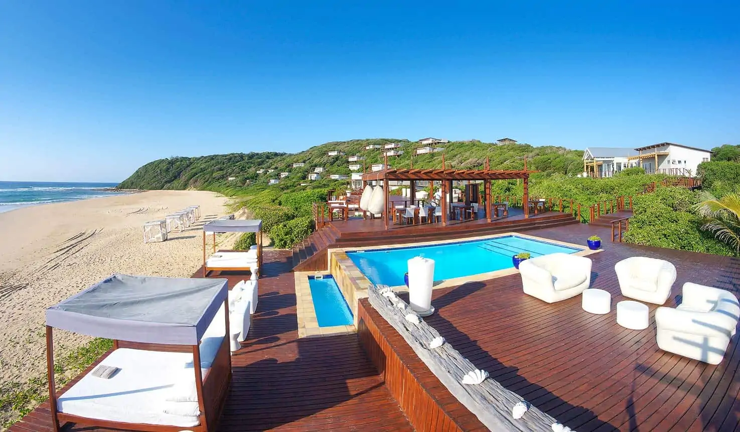 Description: For the final night, this boutique 4-star resort offers a refined stay near the turquoise waters. The villas are constructed with premium wood finishes and offer high-quality amenities. It features a seaside lounge perfect for a final celebratory dinner overlooking the Arabian Sea before your return to the mainland.
