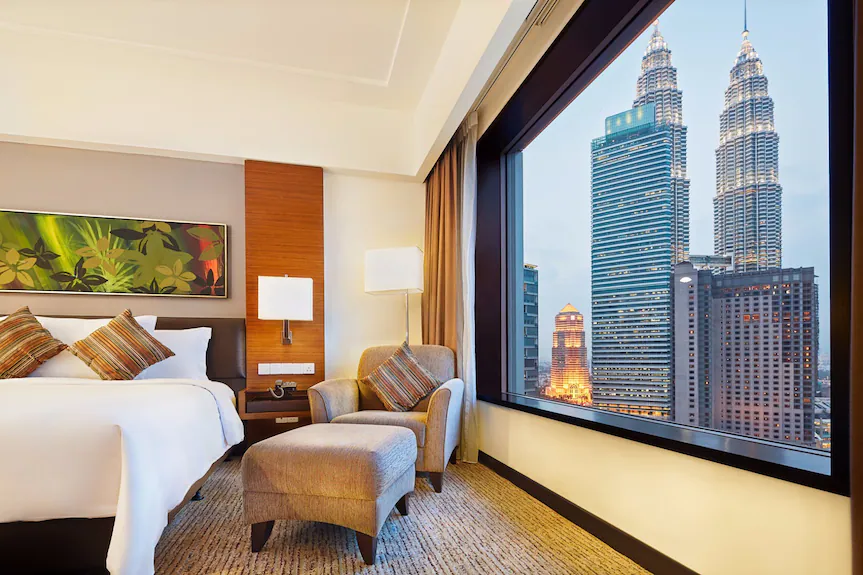 mpiana KLCC Hotel is a stylish 4-star hotel located near the famous Petronas Twin Towers. The hotel offers modern rooms, a rooftop pool, fine dining restaurants, and easy access to Kuala Lumpur’s top attractions.