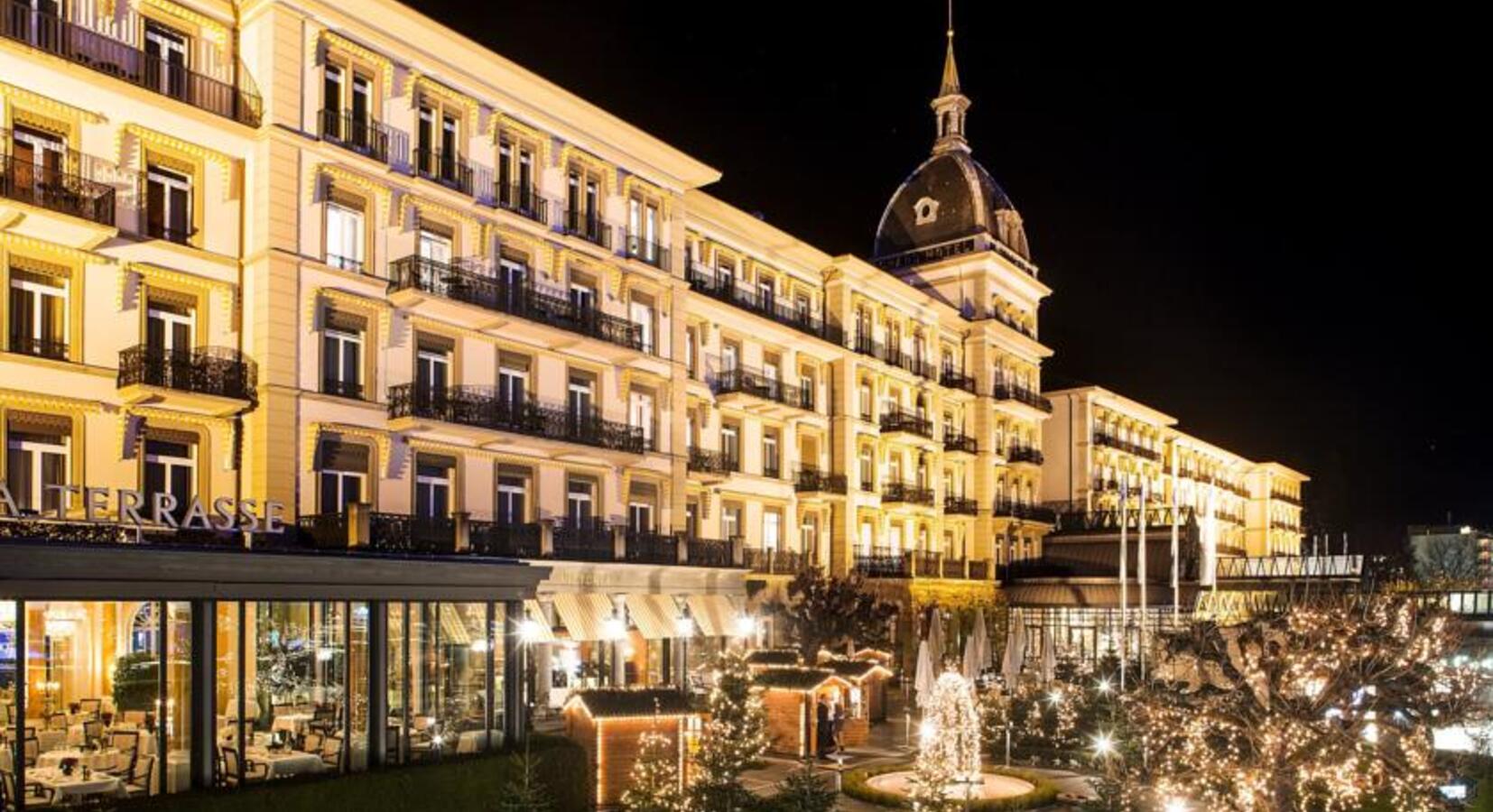 The Victoria Jungfrau Grand Hotel & Spa is one of the most prestigious luxury hotels in Switzerland, located in the heart of Interlaken. Surrounded by the breathtaking scenery of the Jungfrau Region, this historic 5-star hotel offers a perfect combination of elegance, comfort, and world-class hospitality.

Established in the 19th century, the hotel is famous for its stunning Alpine views, luxurious interiors, and exceptional service. It is an ideal destination for travelers seeking a premium stay while exploring the Swiss Alps or enjoying adventure activities like paragliding, skiing, and alpine hiking.